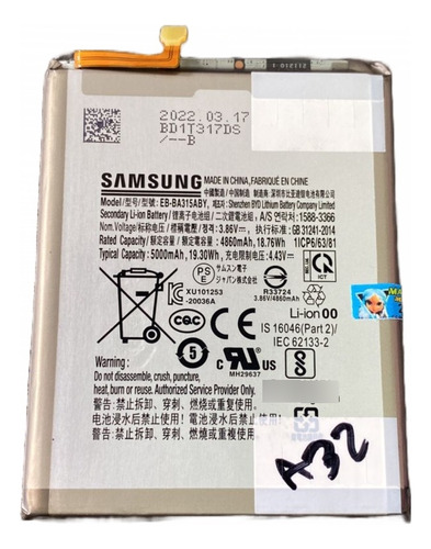 Bateria Samsung A32 Eb-ba315aby 100% Original