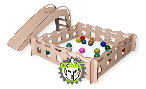 Corralito Cnc Power 30x129cm Plegable 4 Piezas Cuadrado
