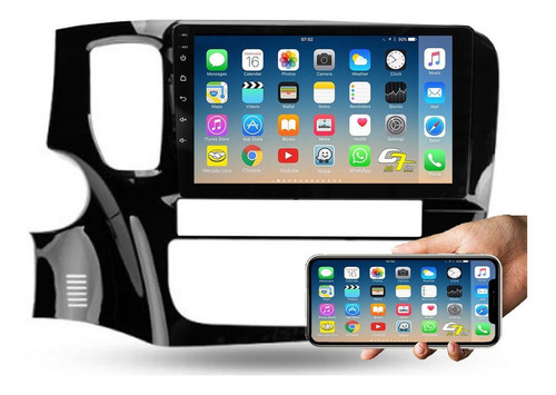 Kit Multimídia Aikon 9p Tv Android Espelha Ios Outlander V6