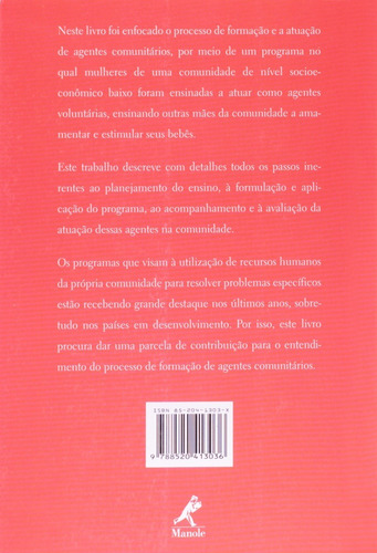 Livro - Formação De Agentes Comunitários