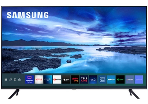 Imagem 2 de 4 de Samsung Smart 55 Tv Uhd 4k 55au7700, Processador Crystal 4k,