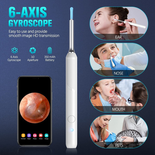 Ear Wax Removal Tool, Ear Cleaner With 1080p Camera, Ear Cle