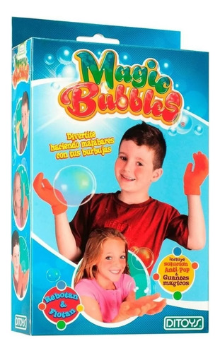 Magic Bubbles Burbujero Guantes Mágicos Original Ditoys