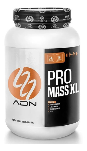 Ganador De Masa Proteina Pro Mass Xl 2 Kilos Adn