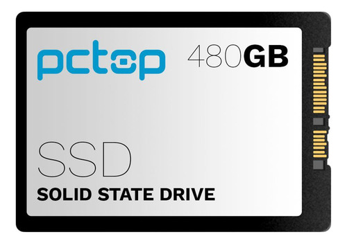Ssd Disco Sólido Interno Pctop 480gb 2.5 Sata Ill 6.0gb/s Cor Preto
