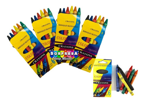 960 Cajitas De Crayolas De 6 Crayolas (Usado)