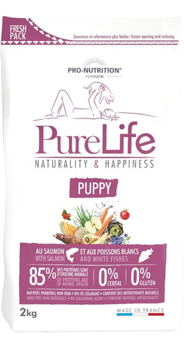 Pure Life Flatazor Puppy Canino Saco 2 Kg