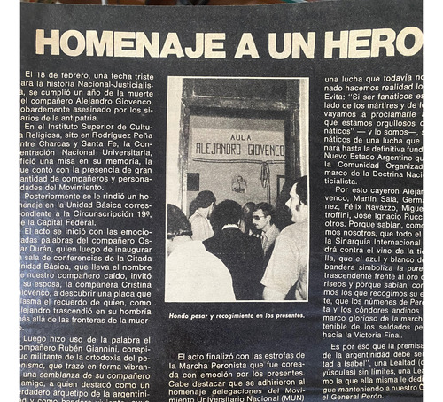 El Caudillo N 64 26 Feb 1975 Peronismo Nacionalismo (Usado)