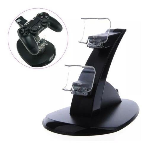 Carregador Controle Stand Ps4 Suporte Dock Vertical Duplo P4