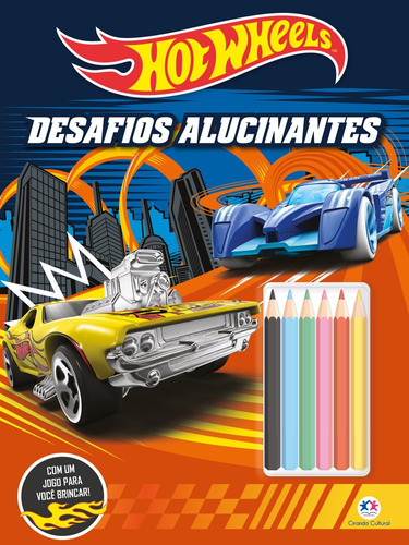 Hot Wheels - Desafios alucinantes, de Tubaldini Labão, Ieska. Série Atividades e diversão Ciranda Cultural Editora E Distribuidora Ltda. em português, 2021