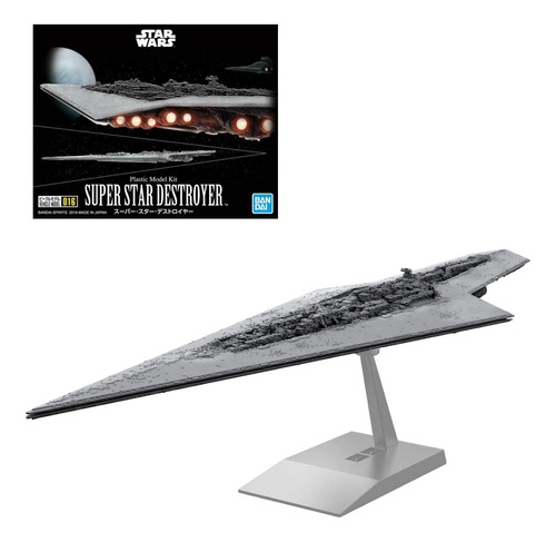 Star Wars Super Star Destroyer Bandai Model Kit P/armar 11cm