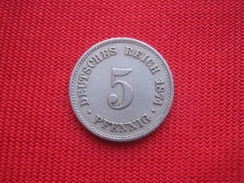 Alemania 5 Pfennig 1874 B