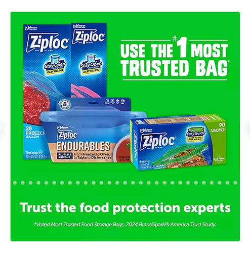 Bolsas Ziploc Paquete Con 347 Bolsas Diferentes Tamaños