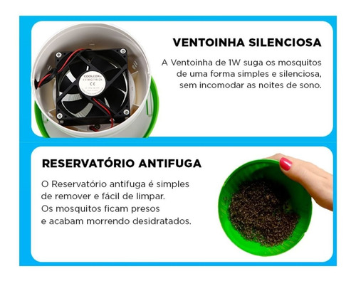 Mata Mosquito Iluminaria Sapo Led 90v- 240v Bivolt Promoção