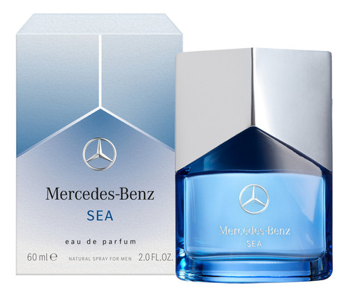  Trilogy Mercedes-benz Sea Edp 60ml Para Masculino Recarregável