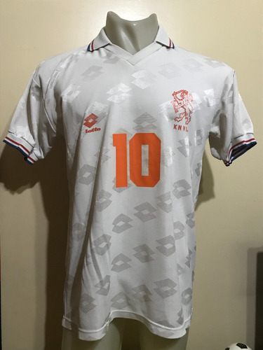 Camiseta Holanda V Brasil Lotto 1994 Bergkamp #10 Arsenal L