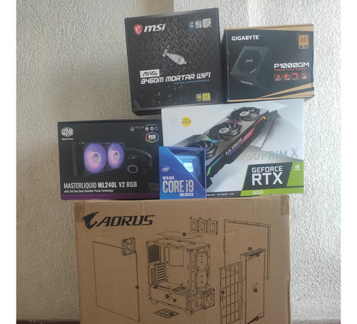 Cpu Gamer, Intel I9 10900k, Rtx 3090, M2 500gb, 2t, Ram 32gb