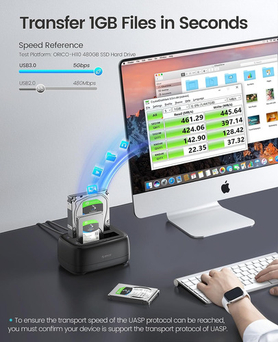 Orico Disco Duro Externo Duplicador Clonador Usb 3.2 ...
