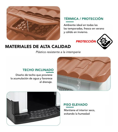 Casa Para Perro. Polietileno Exterior