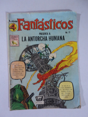 Marvel Comics 4 Fantásticos #17 Antorcha Humana 1963