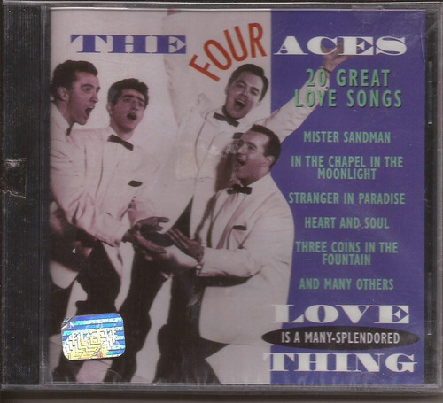 The Four Aces  20 Great Love Songs Cd Nuevo Cerrado 