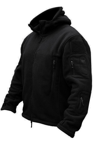 Chaqueta Táctica For Hombre Forro Polar Cálido Sudadera De