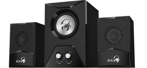 Parlante Genius Subwoofer Con Estilo Gaming De 2.1 Canales S