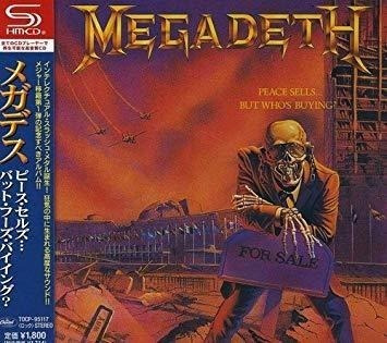 Megadeth Peace Sells But Whos Buying Shmcd Japan Import  Cd