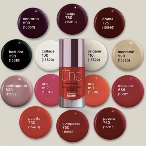 Esmalte 3d Gel Larga Duración Palette 730 Una Natura