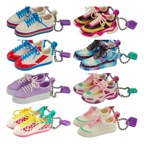 Llavero Real Littles Shoes Micro Zapatos Sorpresa Bandai