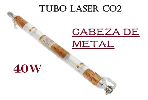 Tubo Láser Co2 40w Cabeza De Metal Cnc 700mm Corte Grabado