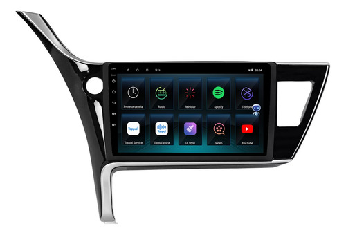 Multimidia Corolla 18/19 9p Qled Android Carplay 2gb 32gb