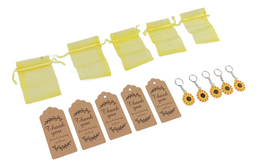 30 Juegos De Llaveros Sunflower Party Favors Para Regalos De