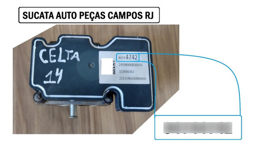 Módulo Abs Chevrolet Celta 1.0 Lt 2013 2014 2015 94744742