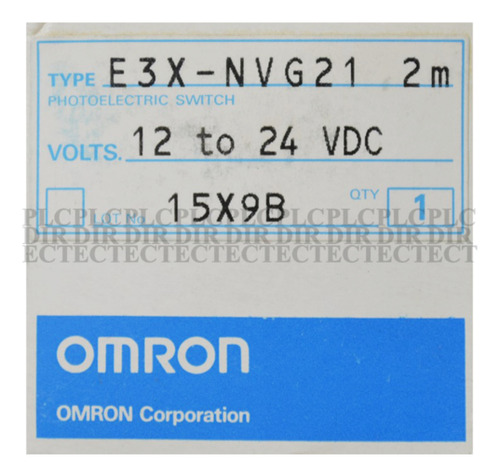 New Omron E3x-nvg21 Photoelectric Sensor Aac