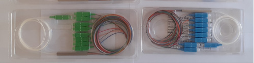 Fibras Ópticas: Splitters Plc 1x8 Conectores Sc/upc - Sc/apc