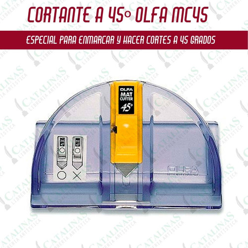 Cortante Cutter Cuchilla Marca Olfa  Mc 45 45-2b Microcentro