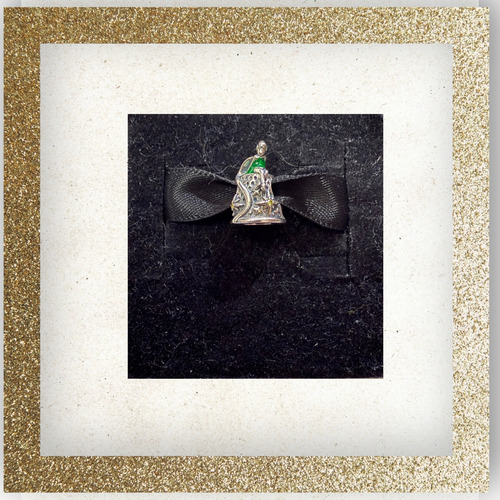 Dije Charm Campanita Hada Peter Pan Cadena Collares Plata Plateado