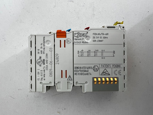 Wago Digital Input Module 2-channel 24vdc 750-400