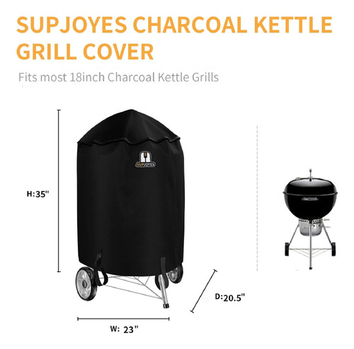 Funda Parrilla Weber Charcoal Kettle, Funda Parrilla Bb...
