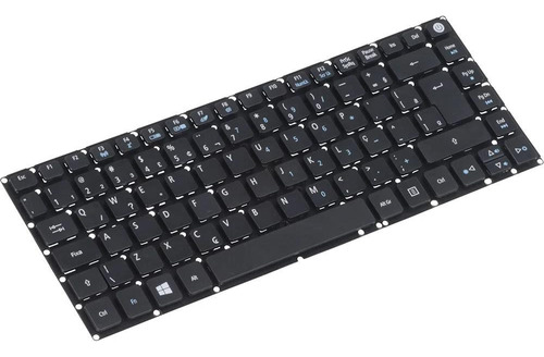 Teclado Para Acer Aspire E5-422 Kb-ac118 Abnt2 Ptbr Preto