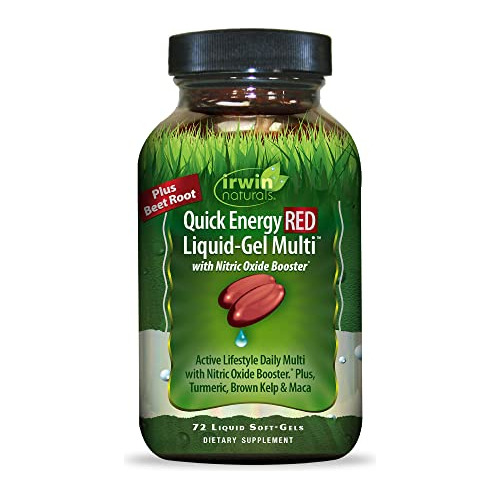 Irwin Naturals Quick Energy Red - Gel Liquido Multi Con Refu
