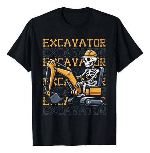 Heavy Equipment Excavate - Camiseta Para Operador De Excavad