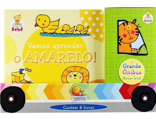 O Grande Ônibus Arco-íris! - Fases Do Bebê - Com 8 Livros