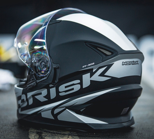 Imagem 6 de 10 de Capacete Moto Norisk Ff302 Com Viseira Solar