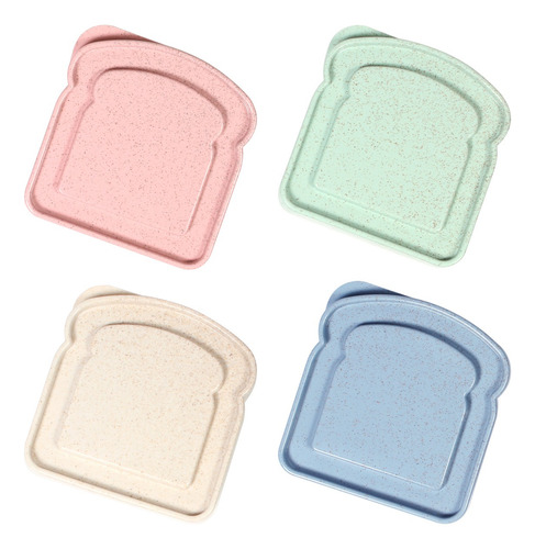 Sandwichera Para Lunch De Fibra De Vidrio Colores Pastel