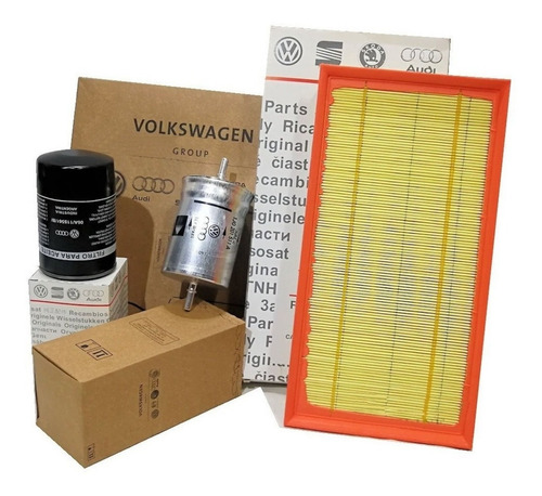 Kit Filtros Aire Aceite Nafta Original Vw Bora 1.8 Turbo