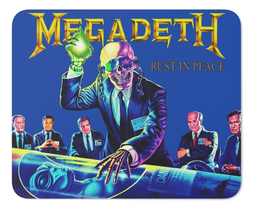 Rnm-0010 Mouse Pad Megadeth - Rust In Peace (oft)