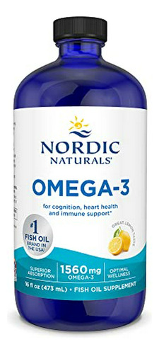 Nordic Naturals Omega-3 Liquid -   En La Cognición, La 