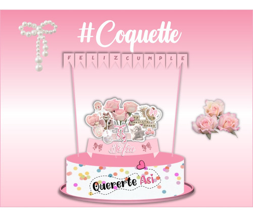 Kit Imprimible Express Personalizado - Coquette #1